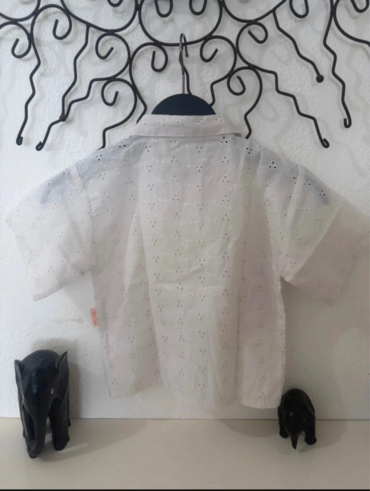 Blouse blanche en broderie anglaise Taille 5 ans (108 cm) – photo 4